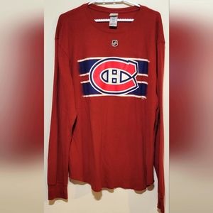 Retro Sport Montreal Canadiens Long Sleeve Men's‎ Shirt